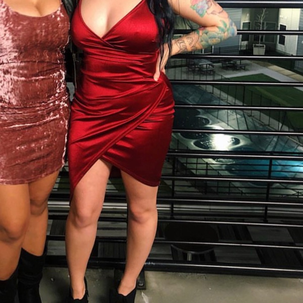 Red dress